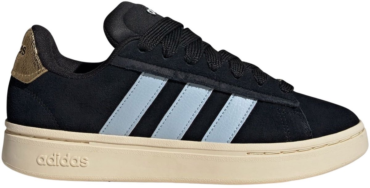 Adidas Grand Court Alpha 00s zwart - lichtblauw - goud