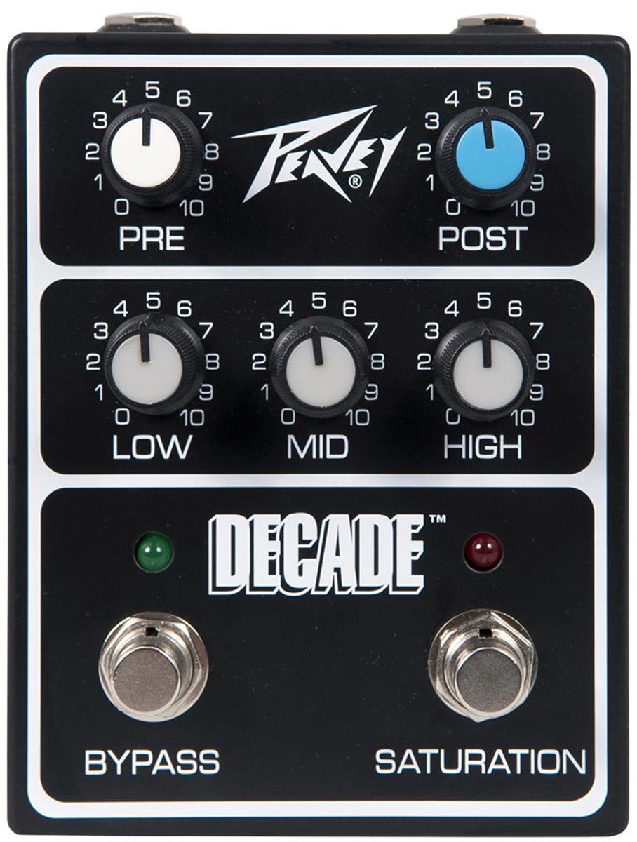 Peavey Decade Too - Preamp pedaal - Zwart