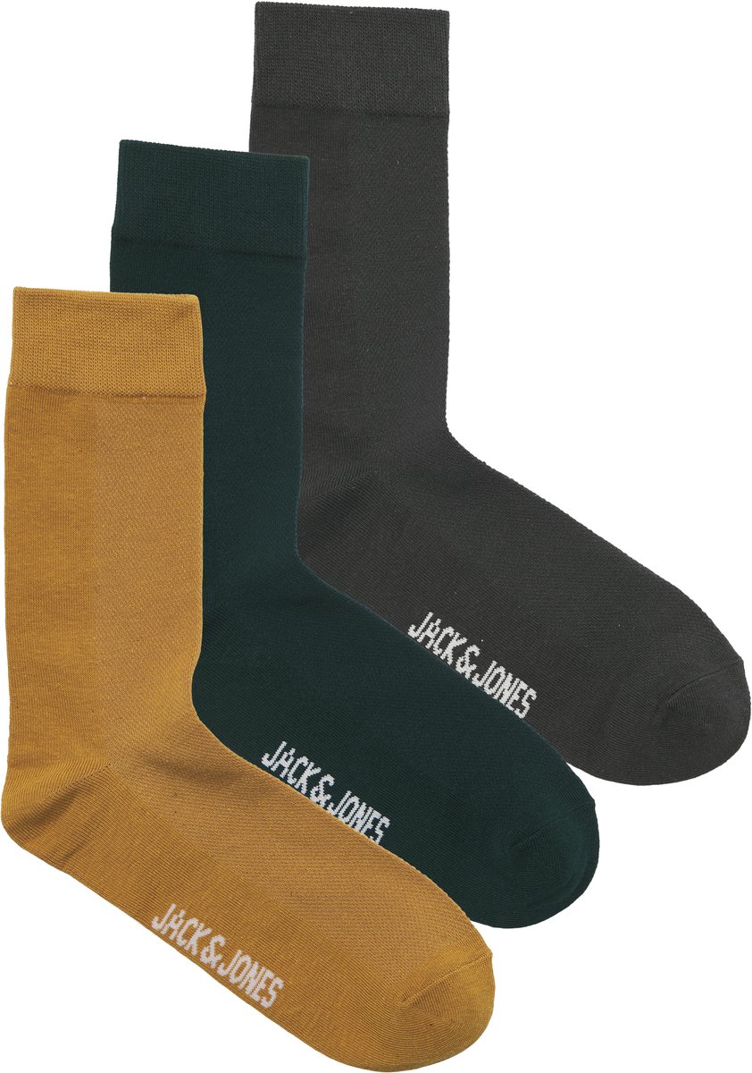JACK&JONES - JACASHER SOLID SOCKS 3 PACK - Heren - Sokken