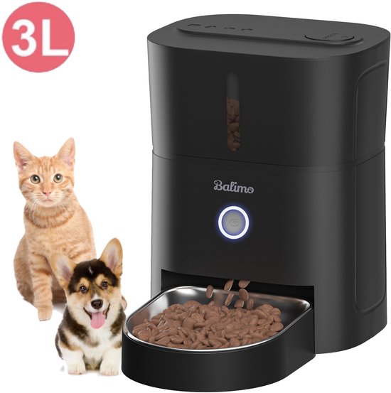 Balimo - Automatische Voerbak voor Kat of Hond - 3L - - Balimo - €54,99
