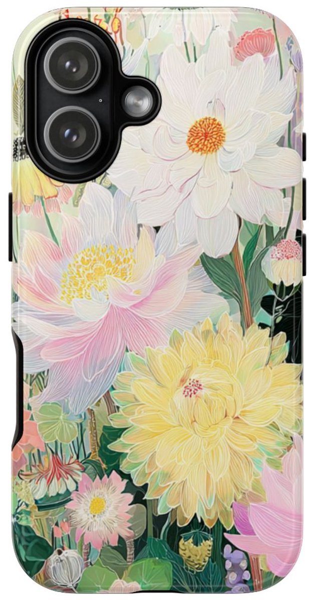 Sierlijk Pastel Bloemenboeket – Telefoonhoesje Geschikt voor iPhone 17