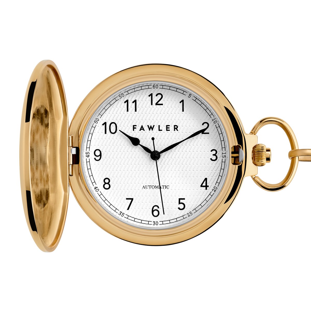 Easton | Goudkleurig Automatisch Zakhorloge