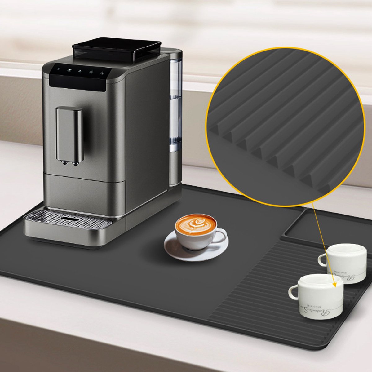 Siliconen mat voor koffiezetapparaat
