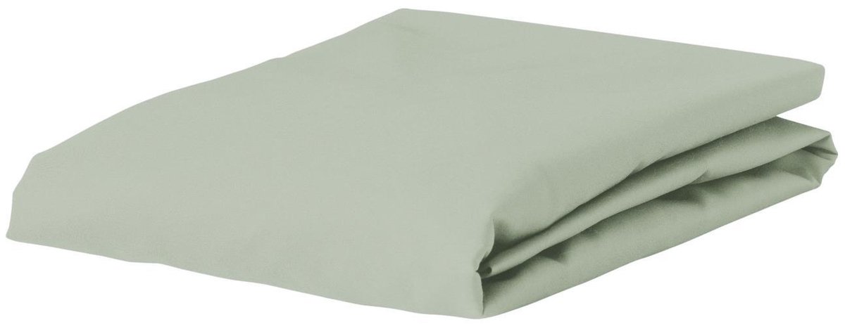 Essenza Minte Hoeslaken Dusty green - 90x200 cm