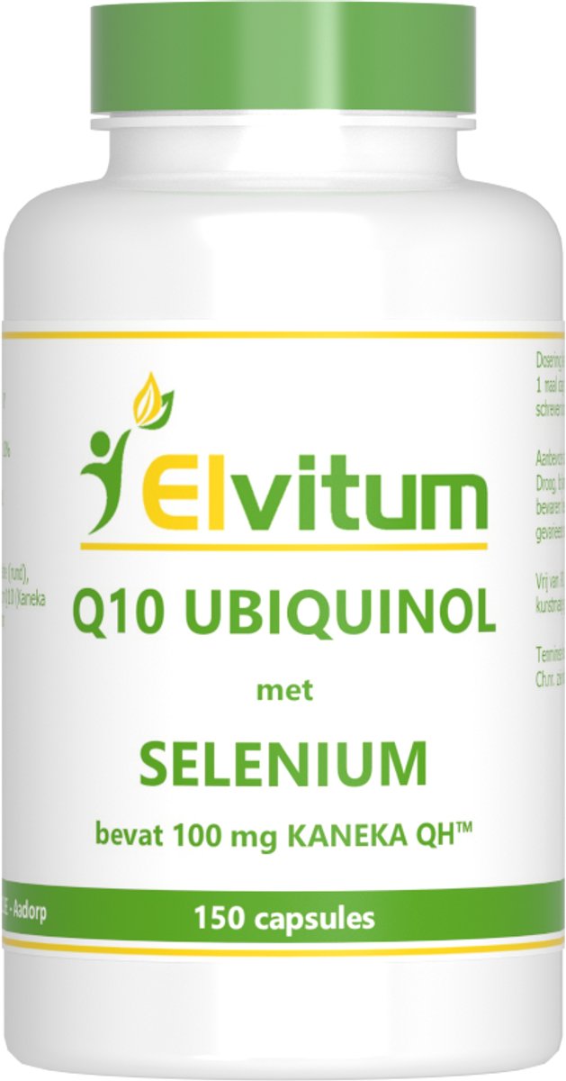 Elvitum Co-Q10 ubiquinol met selenium 150 Capsules
