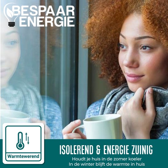 Homewell Sun Protection Static HR++ Window Film Anti-View Mat - Auto-adhésif et Isolant - 90x300