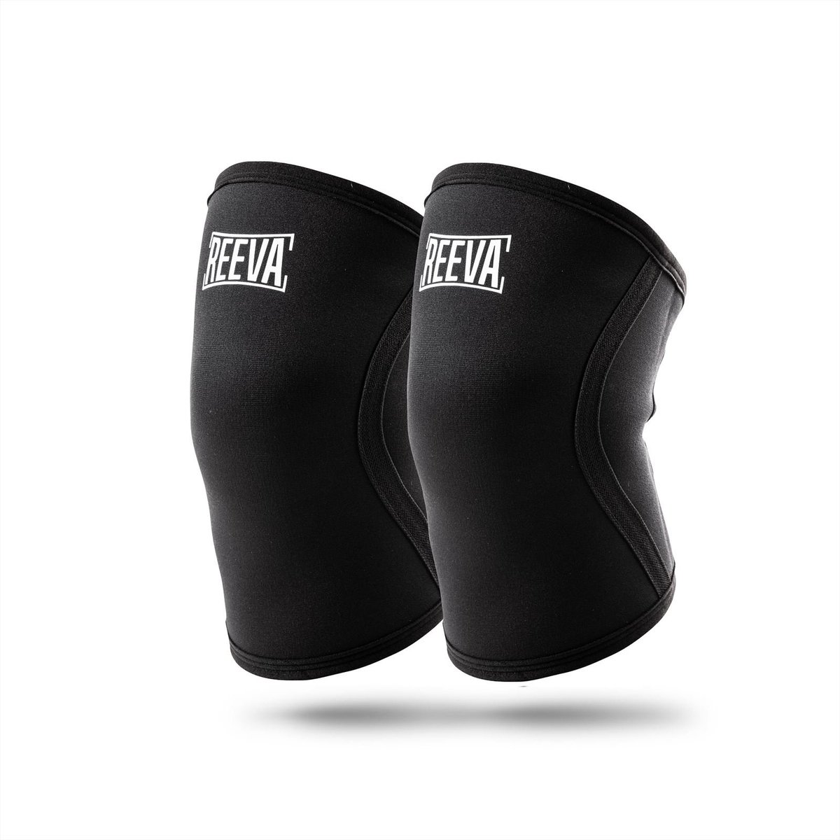Reeva Knee Sleeves - Knie Brace geschikt voor Gewichtheffen, Fitness en CrossFit - Unisex - Verkocht per paar - 5mm - S