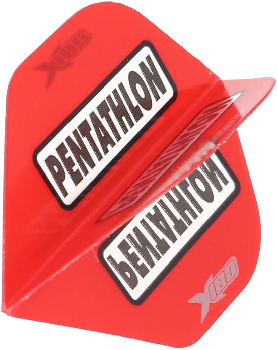 ABC Darts - Dart Flights Pentathlon X180 - Rood - Wit - Zwart - Blauw - 10 Sets van Merkloos — afbeelding 3