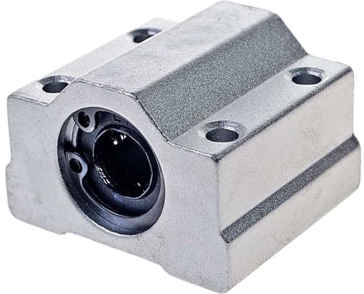 3D printer reserveonderdelen - 3D Printer Nozzles - 2-delige SCS16UU 16mm Lineaire Kogelrolblokken, Met LM16UU Bus, Geschikt voor CNC Router en 3D Printer