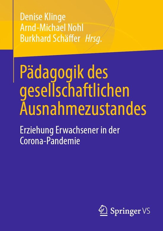 Education and Social Work (German Language) - Pädagogik des gesellschaftlichen Ausnahmezustandes