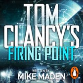 Boekomslag "Tom Clancy's Firing Point" door Mike Maden, met radar en snelheidsindicaties.