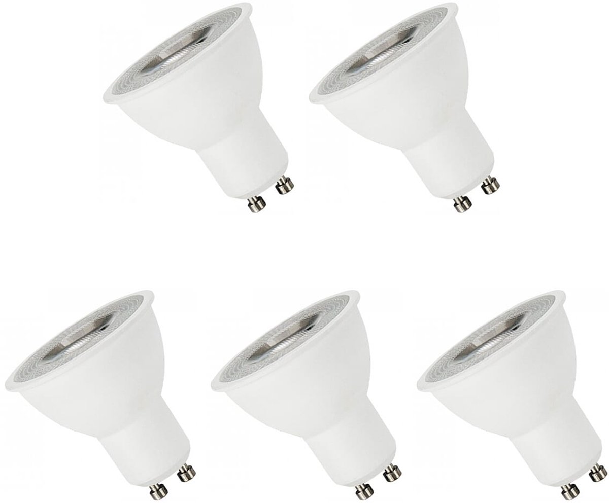 Spectrum LED Lamp GU10 230V 4W - 350 Lumen - 6000K Koud wit - Helder daglicht - Energiezuinig - 5 stuks