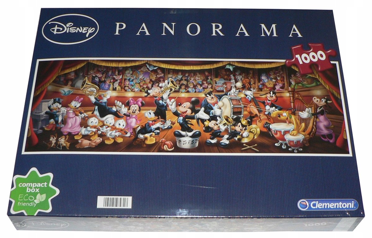 Clementoni 1000-delige Panorama Disney Orkest Puzzel