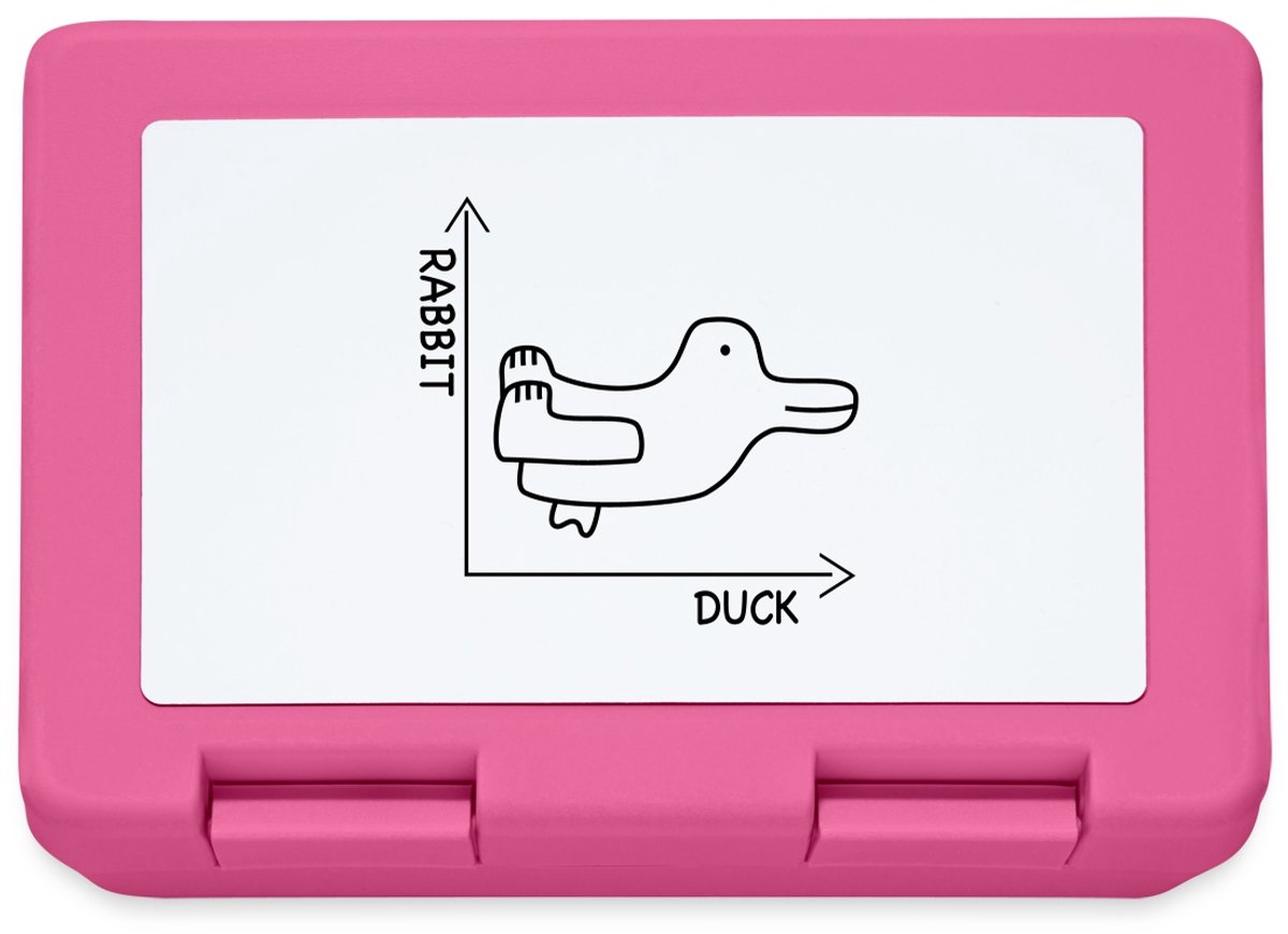 Rabbit Of Duck? – Slimme Optische Illusie Broodtrommel Lunchbox