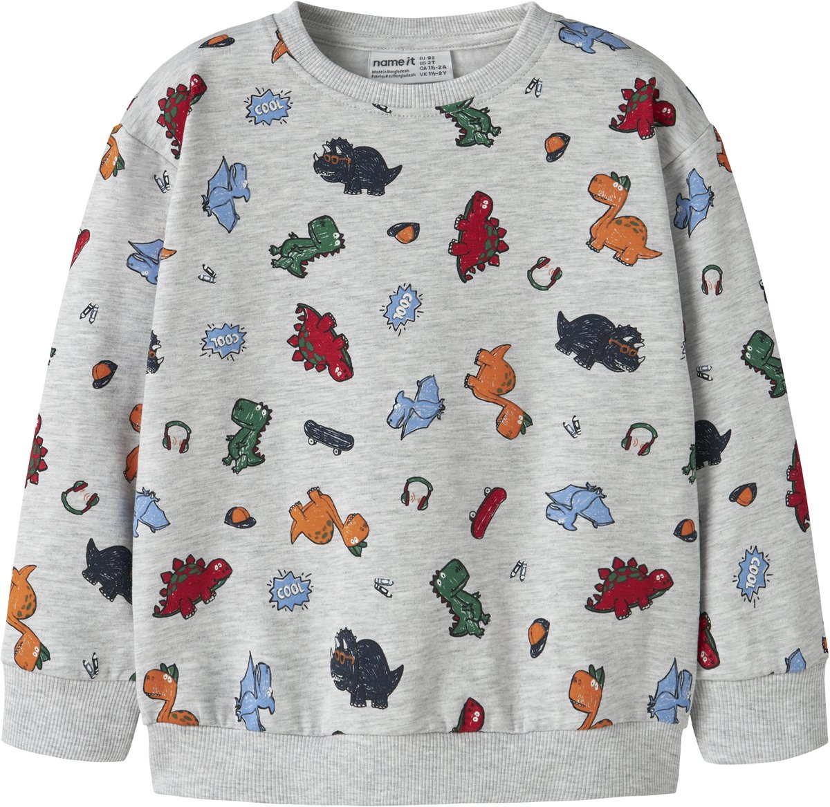 NAME IT - NMMLEON LS NREG SWEAT BRU BOX Jongens Trui