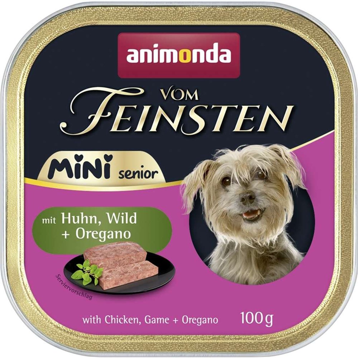 Animonda Animonda Dog - Vom Feinsten Mini Adult 32x100g | Huhn, Wild und Oregano