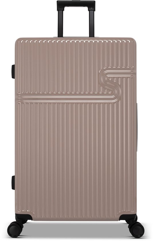 SUITSUIT Reiskoffer 76x50.5x27.8 - Reiskoffer met wielen - Veilig TSA cijferslot - Lichtgewicht koffer - Reiskoffer groot - 94L - Signature koffer Ginger Brown - Bruin