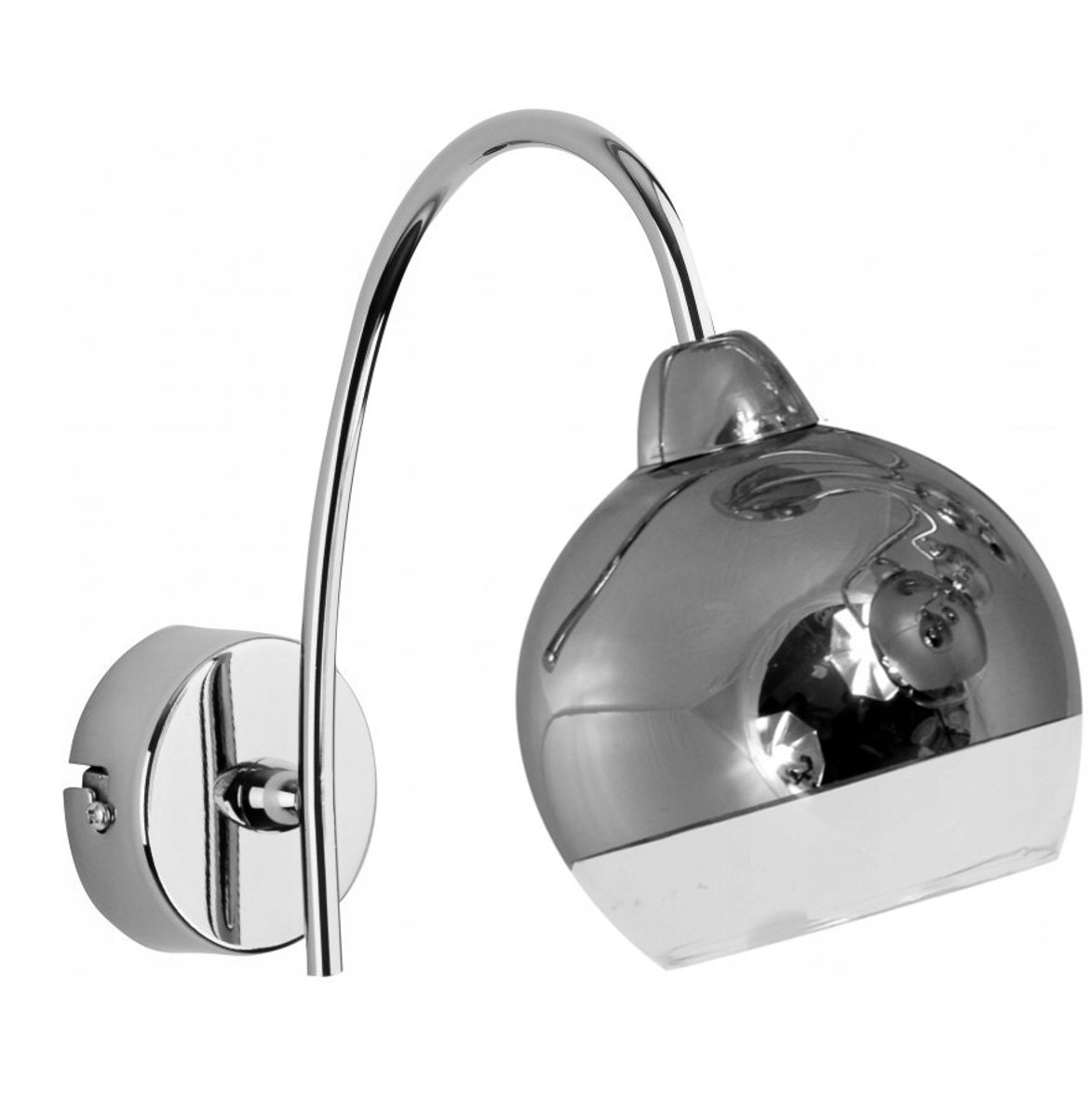 Adrianotto Wandlamp Chroom Glas E27