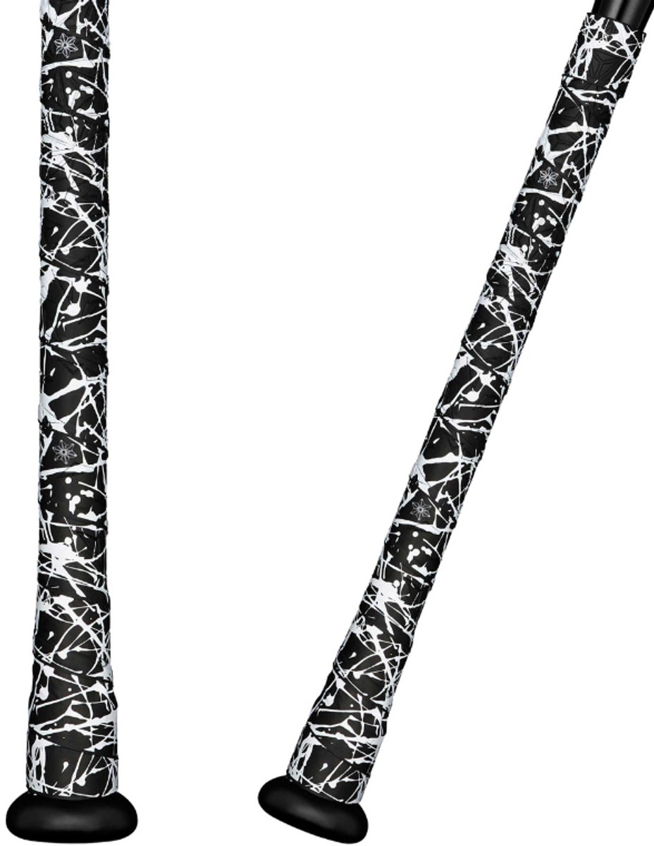Supacaz Super Sticky Kush BG - Splat 0.5 mm White Bat Grip Tape voor Sport Honkbal/Softball