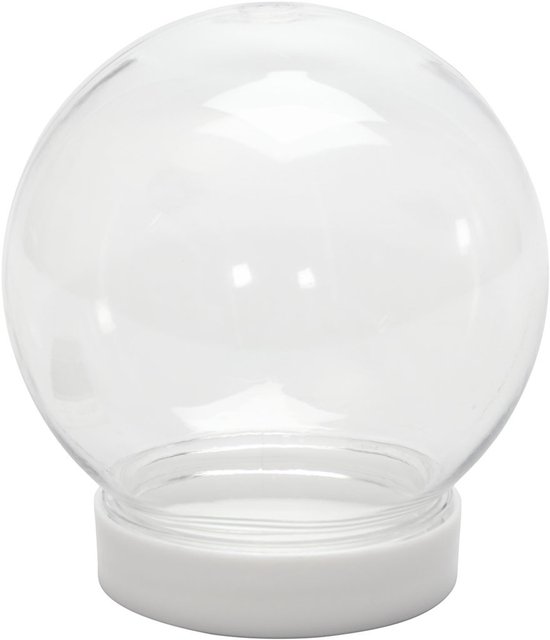 Boules de neige, H : 8,5 cm, D : 8 cm, diamètre du trou 4,7 cm, 1 pièce