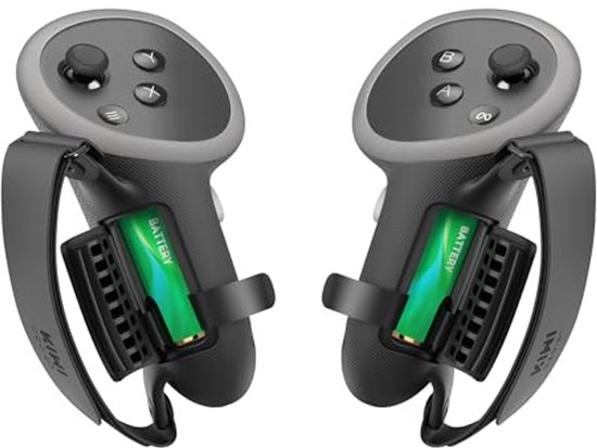 Controller Grip Cover voor Meta Quest 3 – Bescherming met Batterijopening en Enkelsluiting