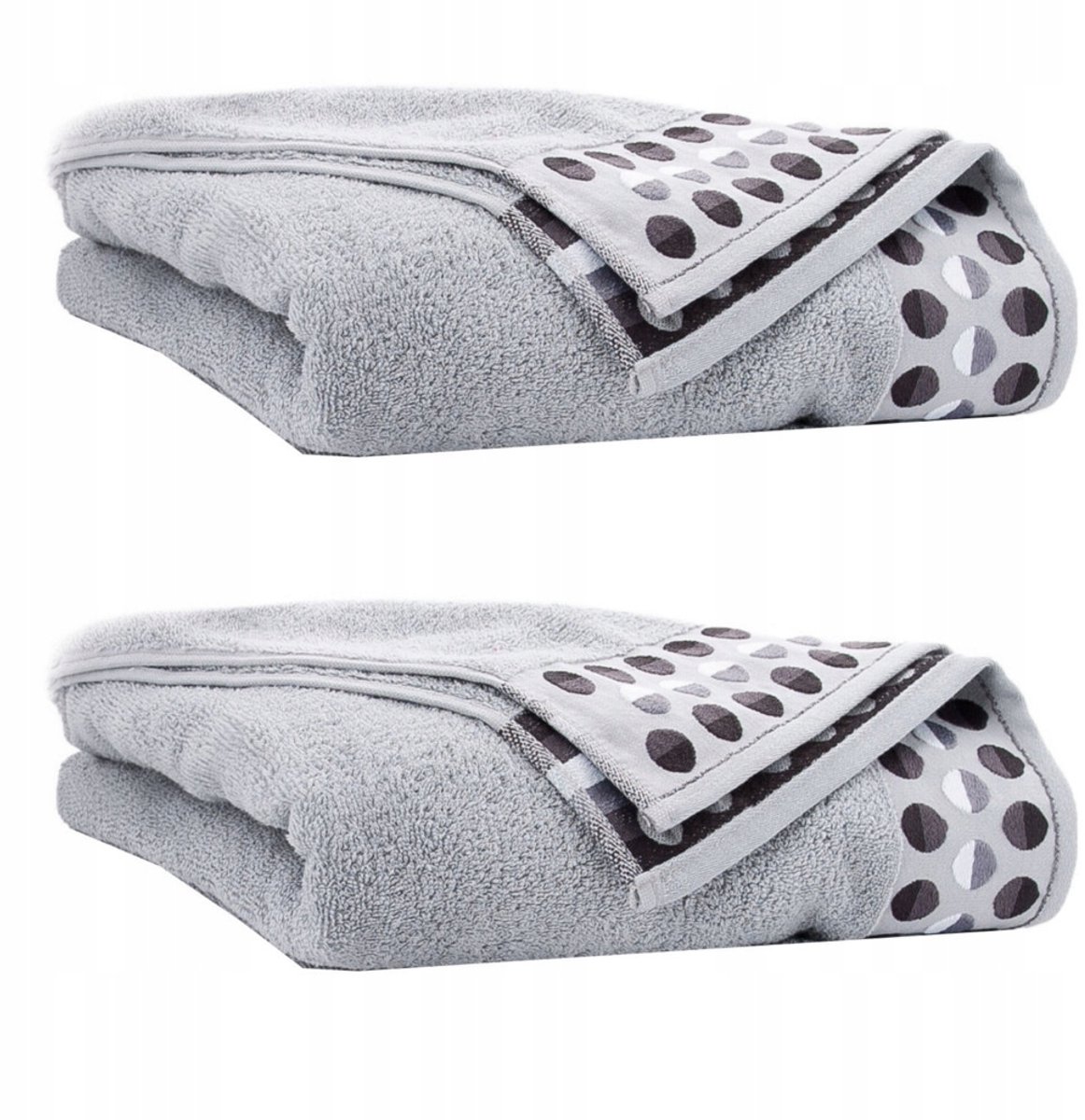 Zwoltex Luxe Badhanddoeken Set 50x90 & 70x140cm - Zen Grijs