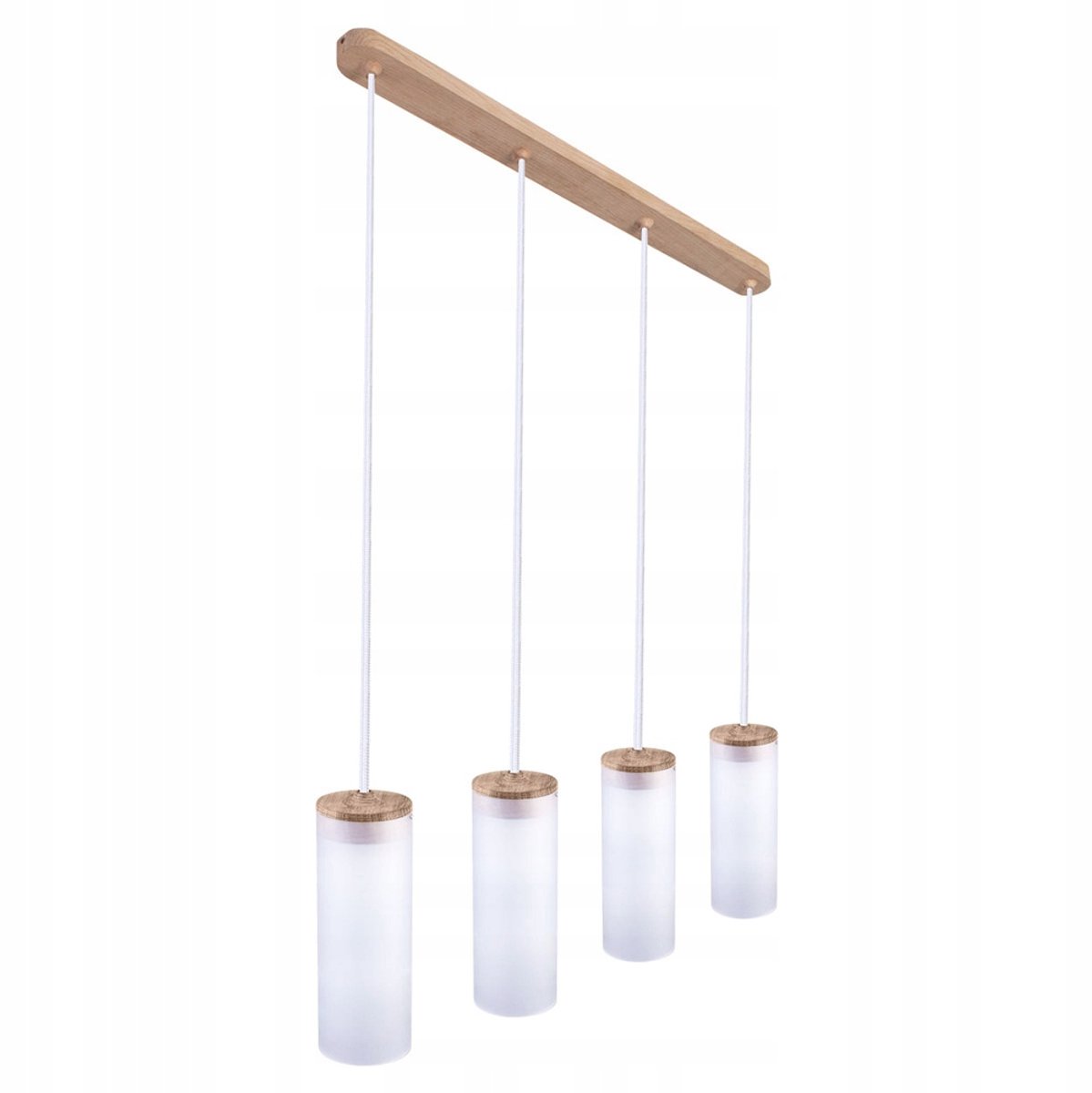 BARREL 4 Hanglamp - 4x GU10 - Hout - Modern