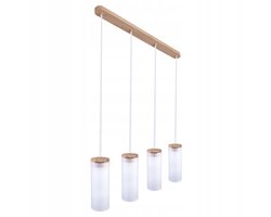 BARREL 4 Hanglamp - 4x GU10 - Hout - Modern