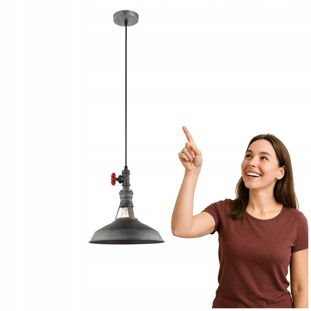 Garibaldo Hanglamp Grijs Industrieel - Stijlvol en Modern