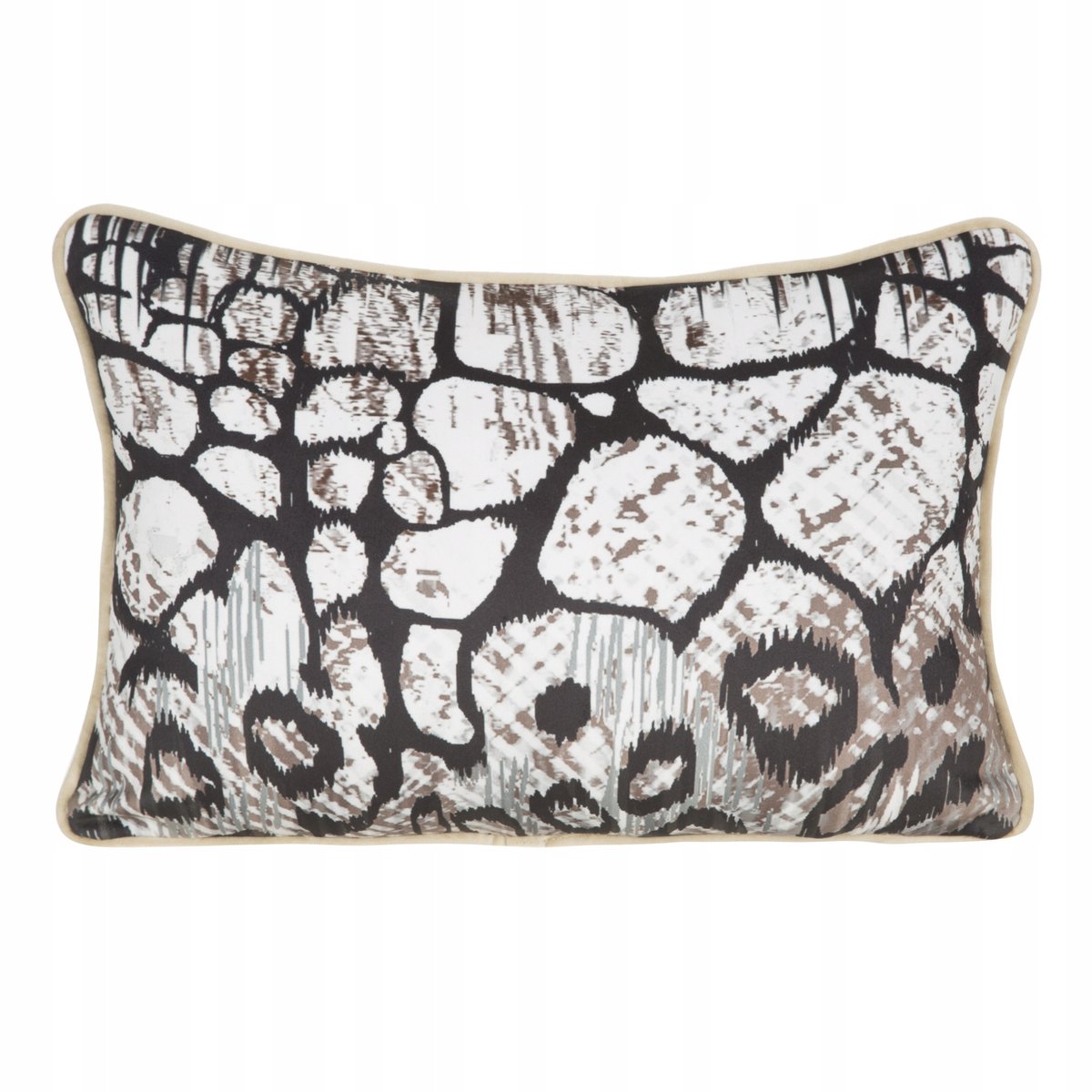 Ewa Minge Decoratieve Kussensloop 45x30 cm Zwart Velours
