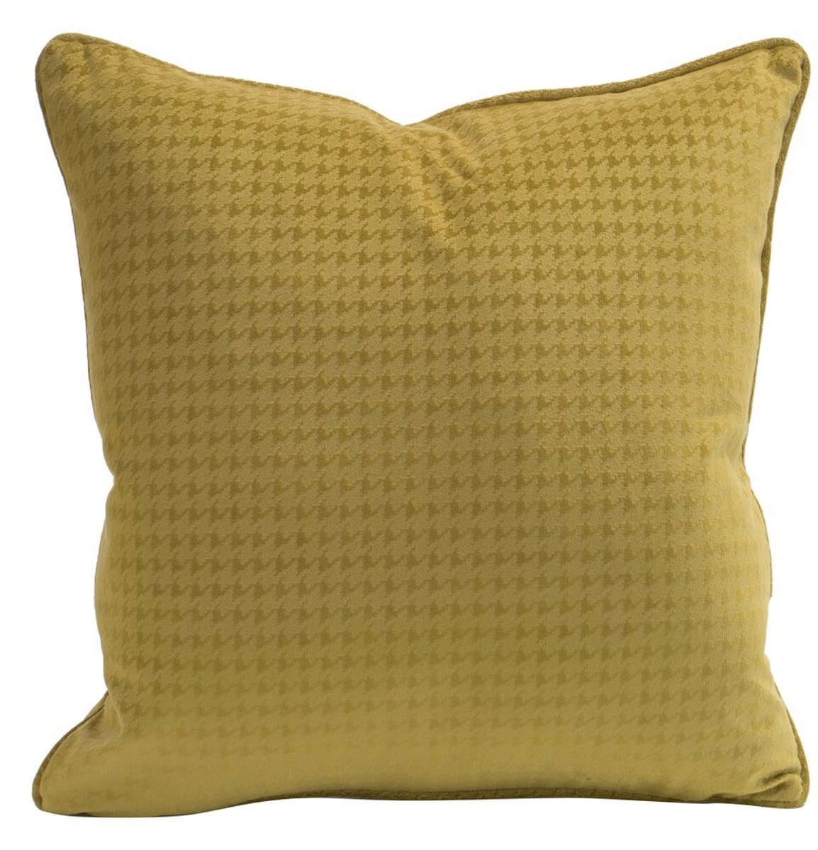 Olijfgroene Pepita Sierkussenhoes - Zacht Velours 40x40 cm