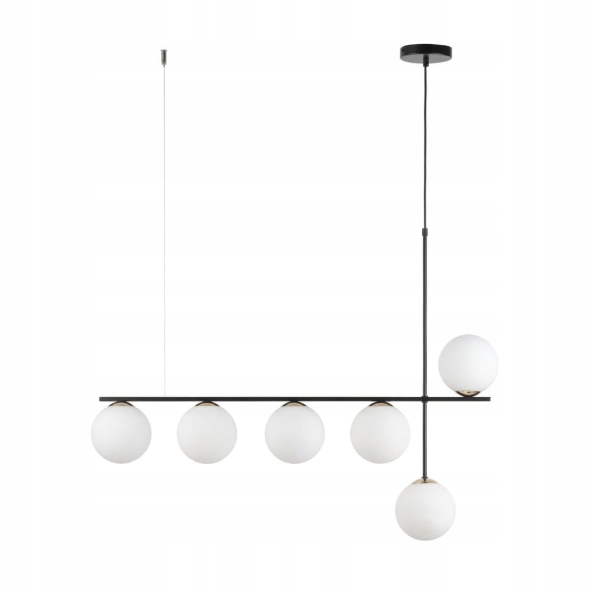 SILIA 6 Hanglamp Zwart/Wit - Sigma Lighting 33697