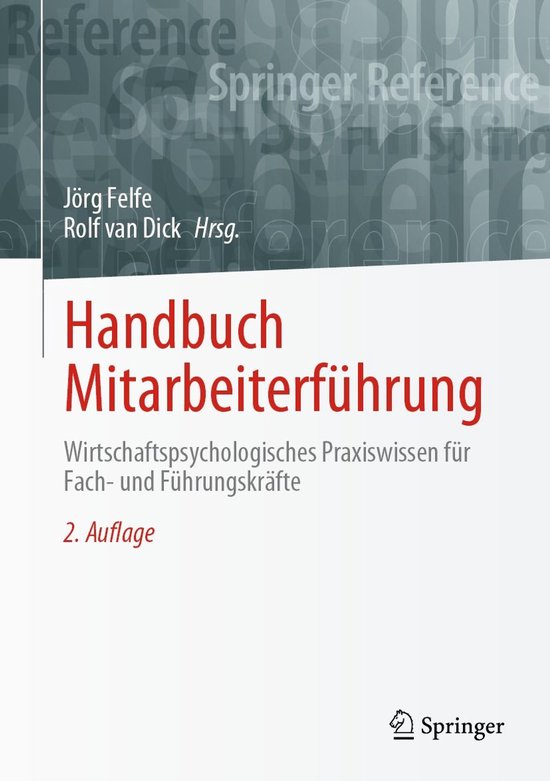 Psychology (German Language) - Handbuch Mitarbeiterführung - cover