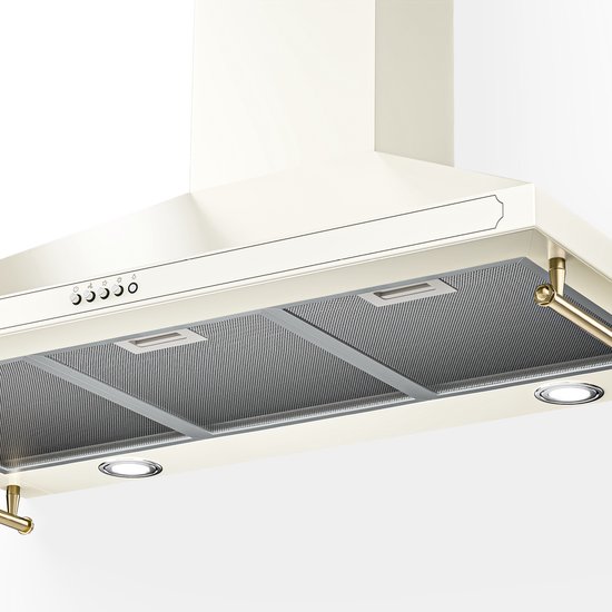 Invvitec afzuigkap WH-90 Cube B 90cm inox - met de EJS systeem - voor Invvitec afzuigkap WH-90 Cube B 90cm inox - met de EJS systeem - voor