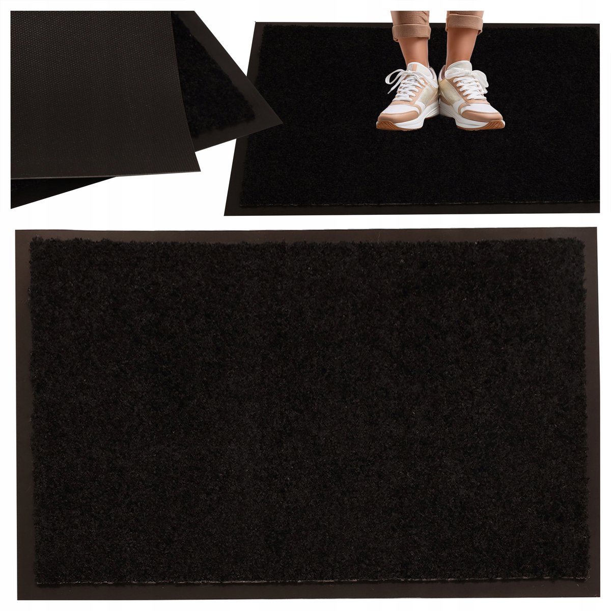 Antislip Deurmat 60x90cm met rand - Duurzaam en veilig