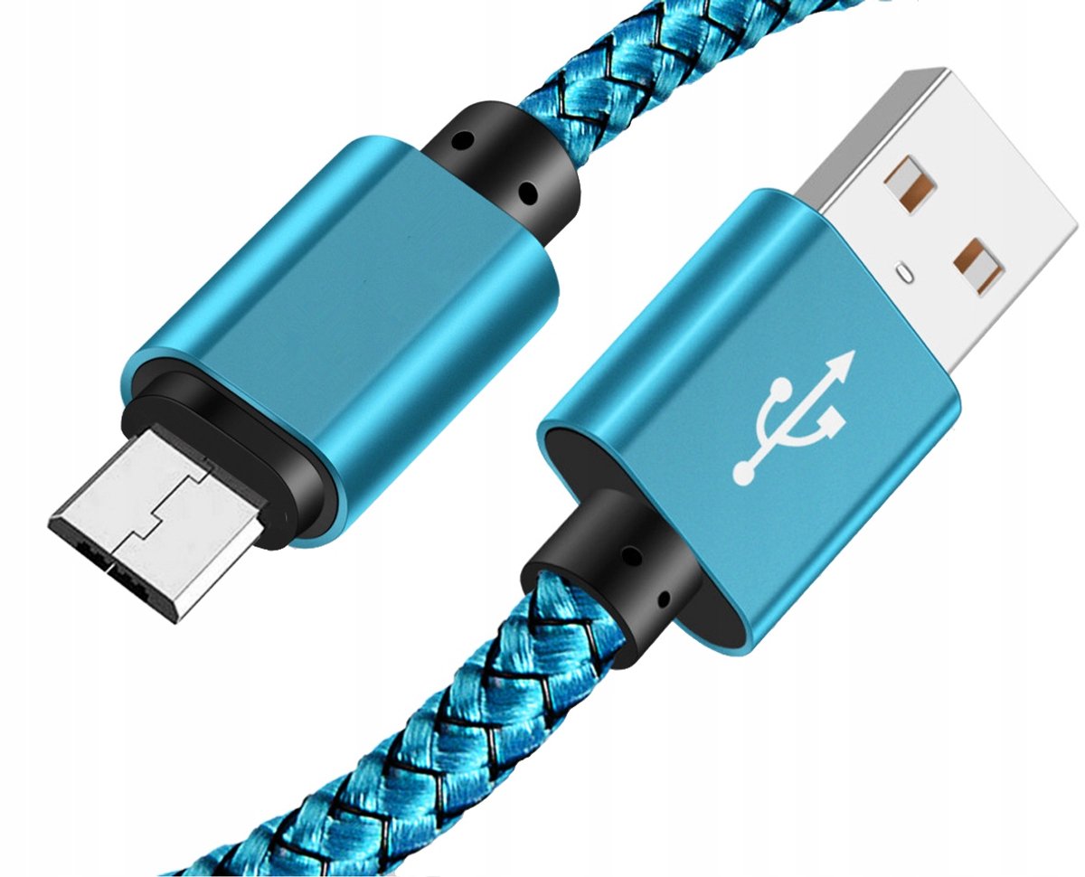 Snellaad Kabel Micro USB Nylon QC 3.0 2A 1m