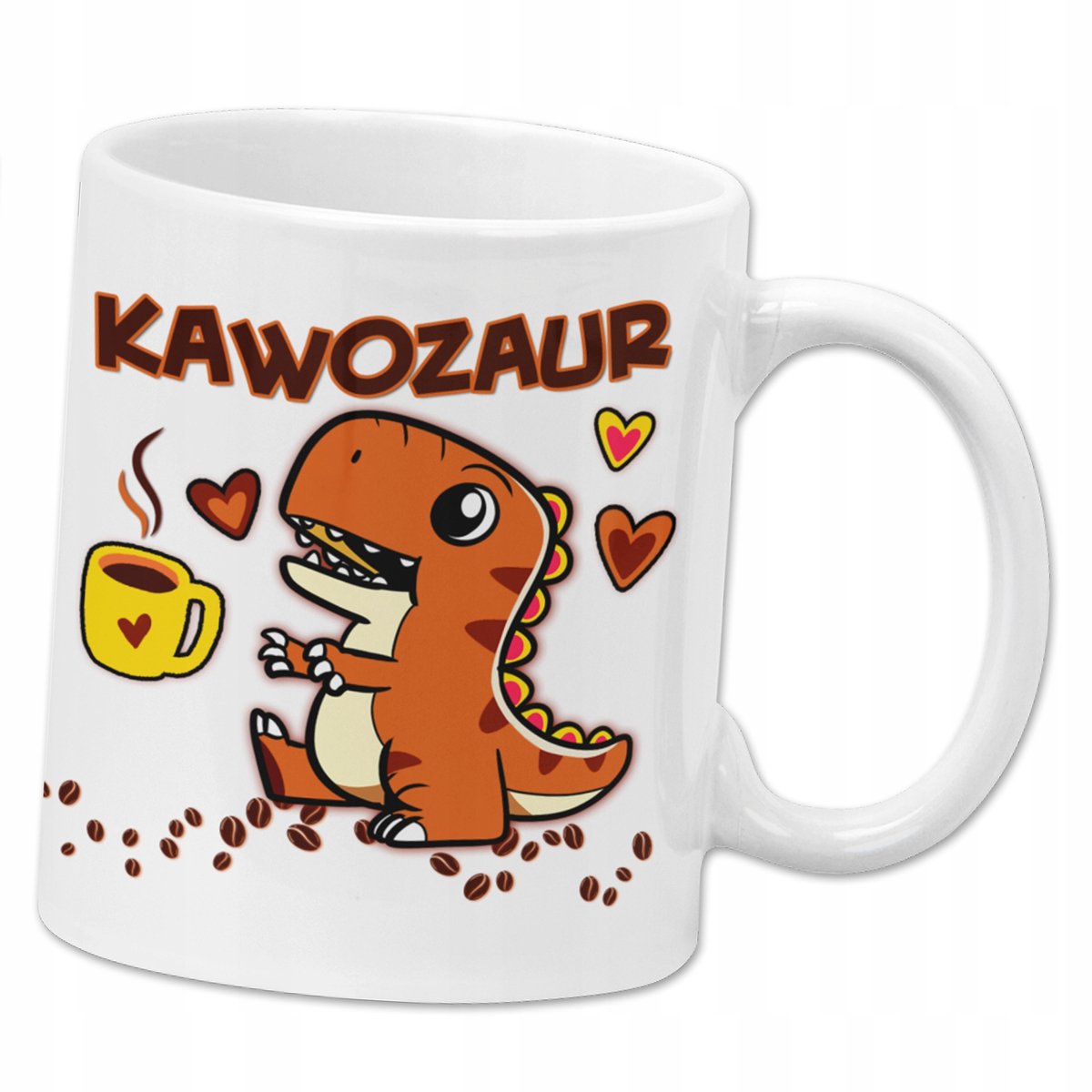 Dino Mok: Unieke Keramische Mok met Dinosaurus Thema