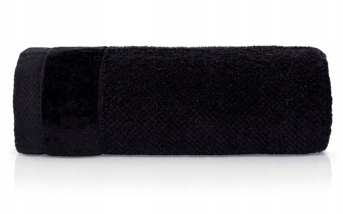 Vito Badhanddoek 70x140cm Zwart - 100% Katoen, Dik & Absorberend