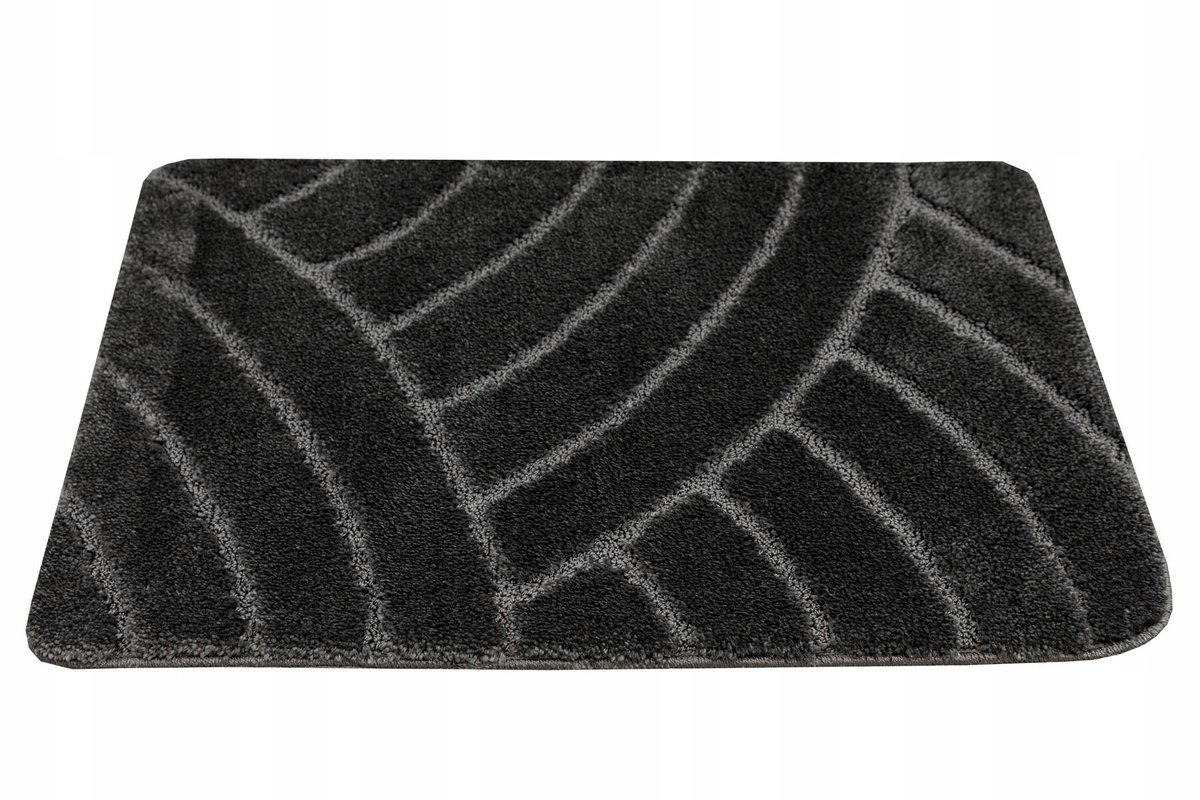 Badkamermat Sjerp Donkergrijs Antislip 50x80 cm