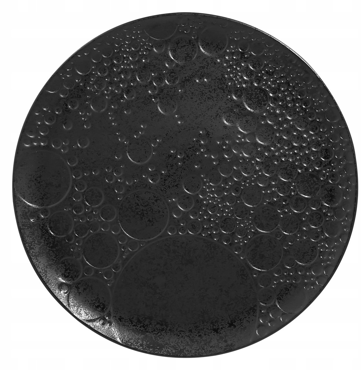 RAK SUGGESTIES Platte Rand Zwart Porselein 30 cm
