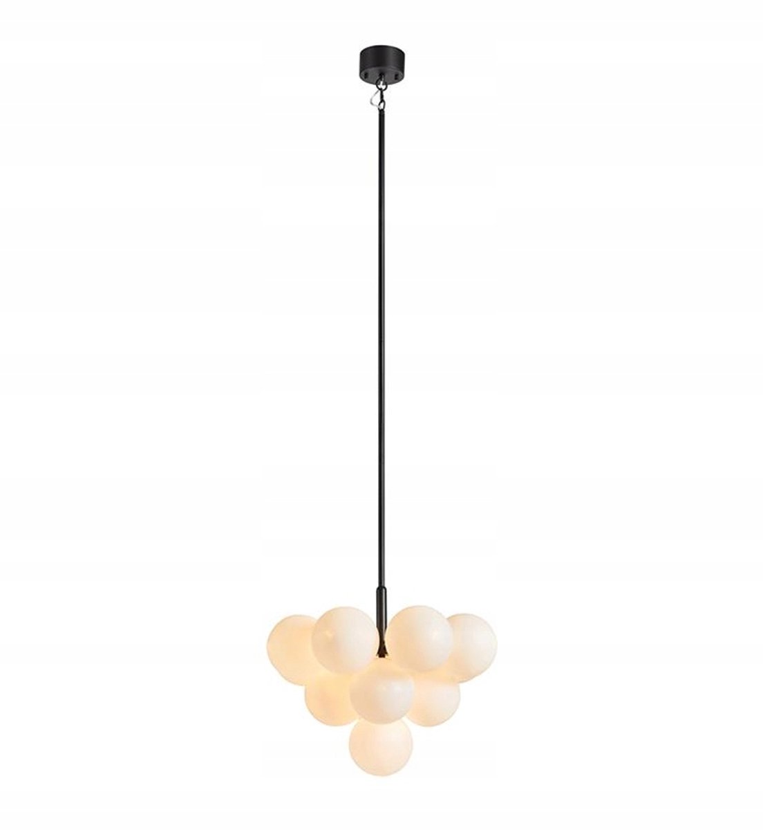 Markslöjd Merlot Hanglamp - 13x G9, Zwart Metaal & Wit Glas