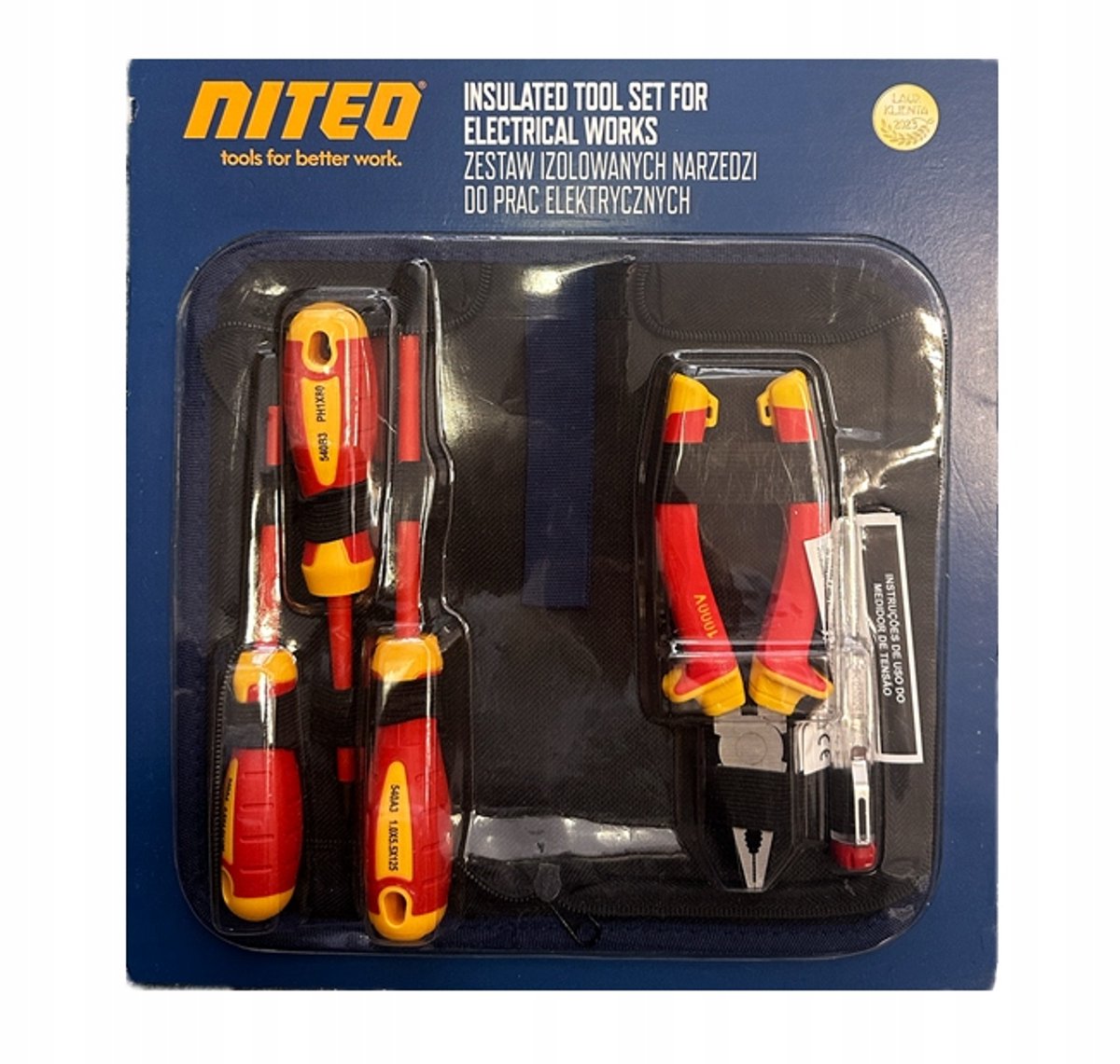 Niteo Geïsoleerde Gereedschapset voor Elektra - 7 Delig