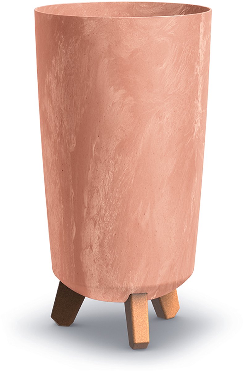 Prosperplast Gracia Tubus Betonlook Pot - Oranje 19,5x36,5cm