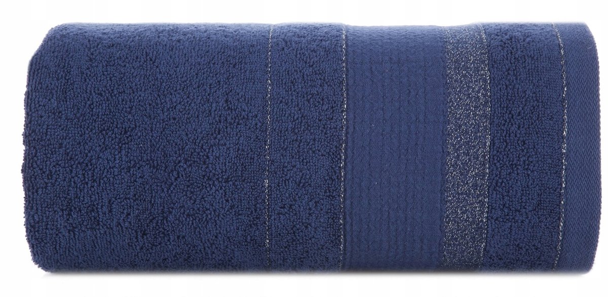 Luxe Katoenen Handdoek April 50x90cm Marineblauw