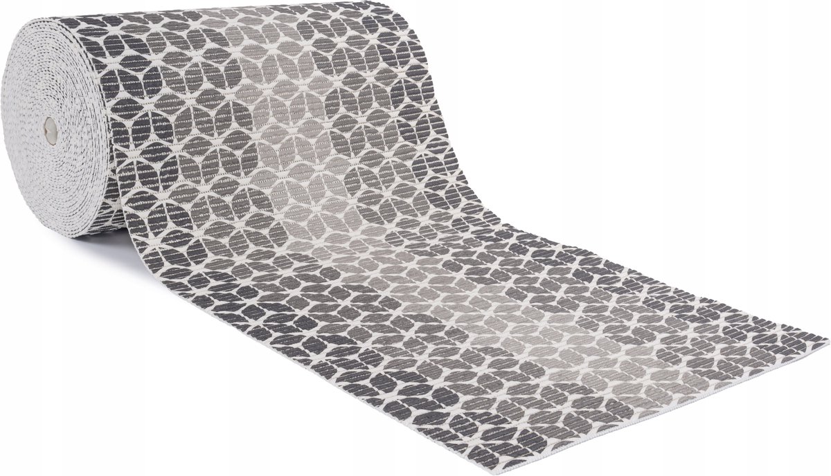 Beige Antislip PVC Schuim Badmat op Maat - 65cm Breed