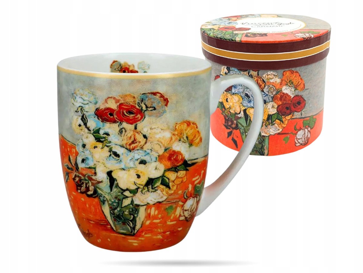 Van Gogh Mok Camio - Rozen & Anemonen 400ml Porselein