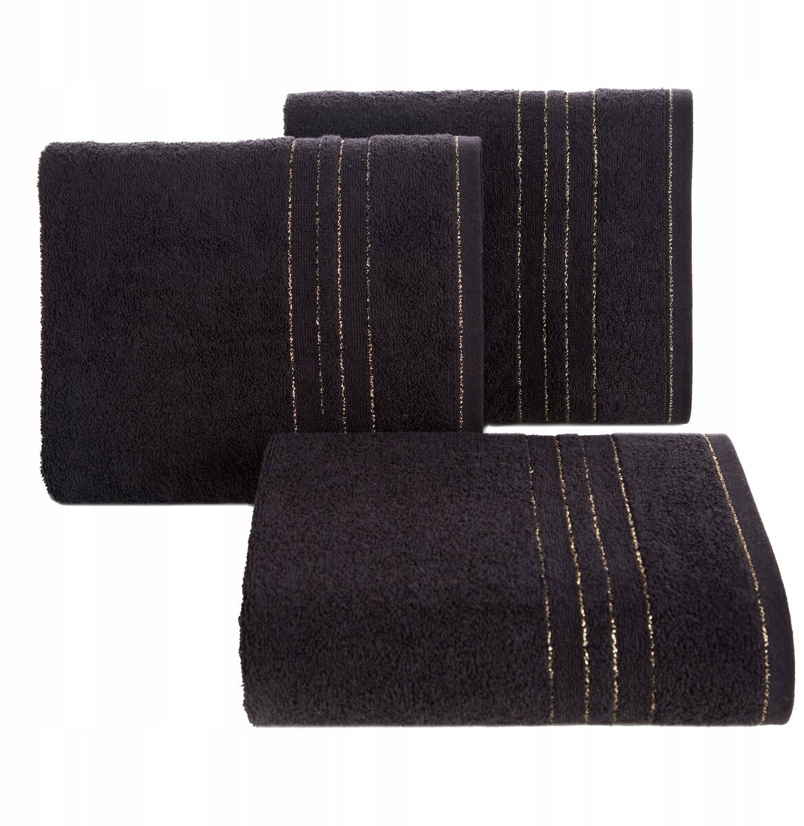 Gala Badhanddoek Katoen 30x50 cm Zwart - Luxe en Absorberend