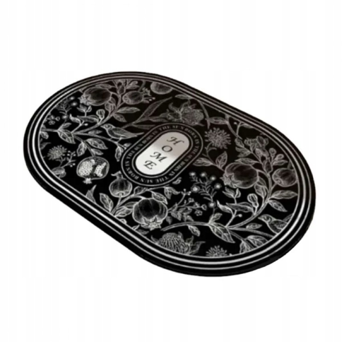 ECARLA Antislip Badkamervloerkleed Home 60x90 cm Grijs