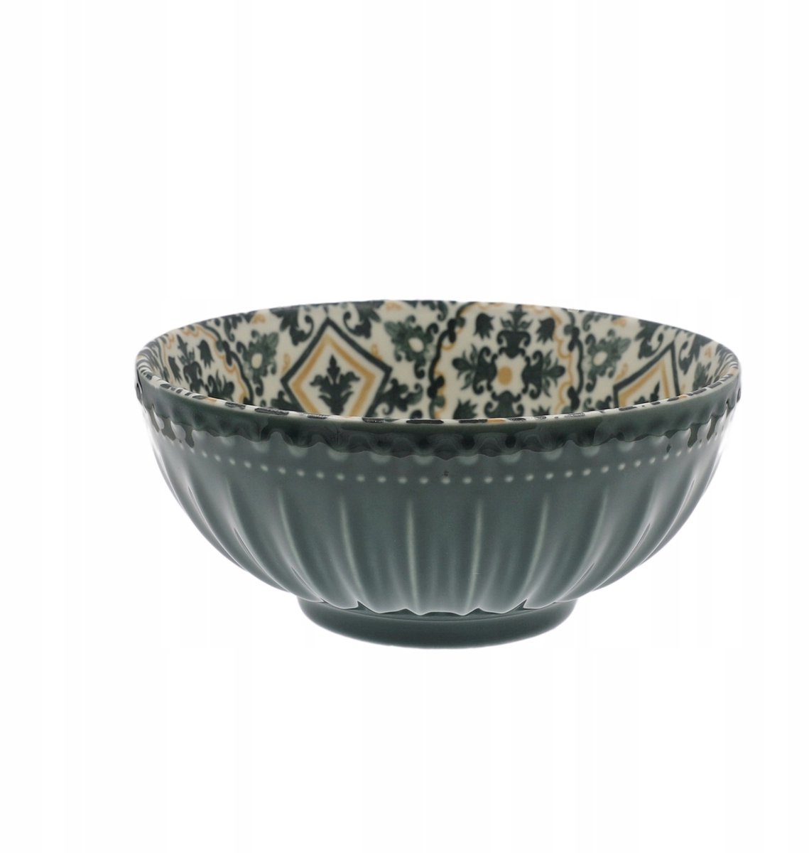 Mozaïeki Olive Kom Keramische Kom, 16 CM, Groen