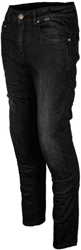 Broek Rattle gms Rattle Slim Zwarte Motorjeans - Maat 34/30 - Broek | bol